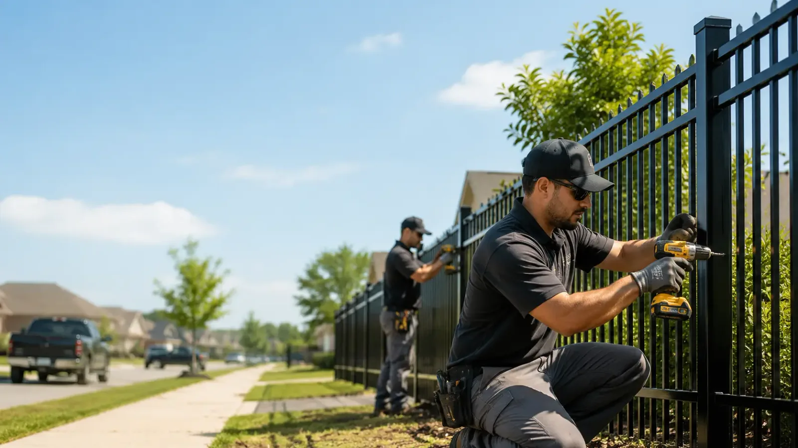 Metal Fence Installation in Ponder, TX